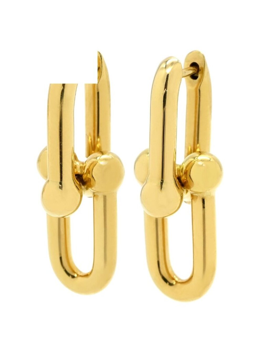 Tiffany & Co Earrings HardWear Medium Link Yellow Gold 18k